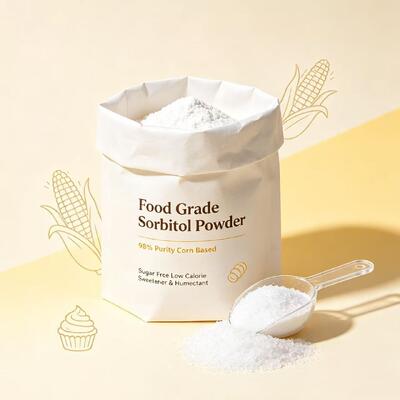 D‑Sorbitol Powder Food Grade Sugar‑Free Low‑Calorie Sweetener Corn Source for Confectionery Bakery Seafood Industry