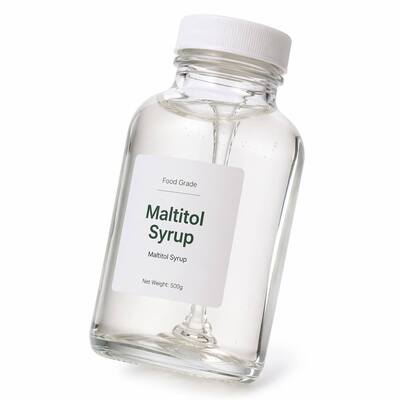 Food Grade Maltitol Syrup 75% Solids — Non-GMO Sugar Alcohol Liquid Sweetener for Sugar-Free Candy, Chocolate, Chewing Gum, Bakery & Frozen Dessert CAS 585-88-6