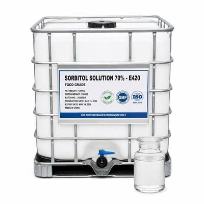 Sorbitol 70% Solution Liquid Syrup for Polyurethane and Tobacco Production, Bulk Supply, China Supplier
