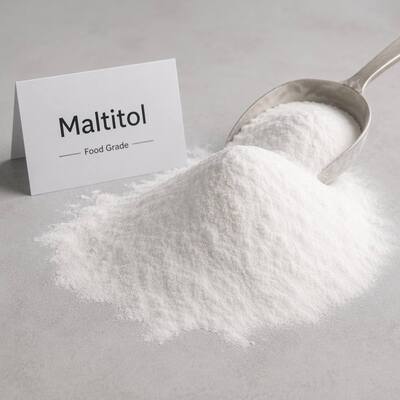Maltitol Powder BP/USP/EP/FCC Grade C₁₂H₂₄O₁₁ — Multi-Standard Sugar Alcohol Sweetener 75–90% Sucrose Sweetness, 30–400 Mesh Optional