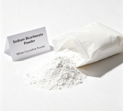 Bulk Supply Food Grade Sodium Bicarbonate E500 Sodium Hydrogen Carbonate Baking Soda CAS 144‑55‑8 60‑200 Mesh 25kg Bag For Bakery Feed Additive