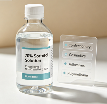Sorbitol 70% Solution Liquid Syrup for Polyurethane and Tobacco Production, Bulk Supply, China Supplier