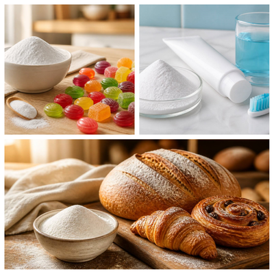 Factory Supply Sorbitol Powder Food Grade & Cosmetic Grade Sweetener Humectant For Confectionery Bakery Personal Care Products