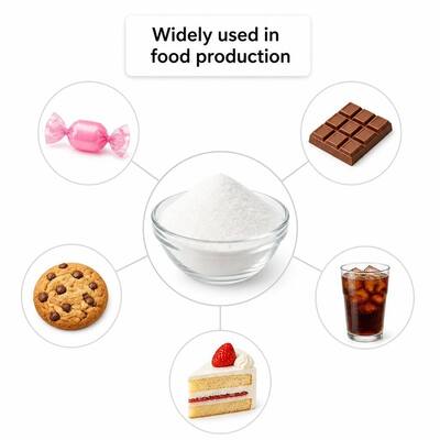 High Purity Fine Sorbitol Powder Food Grade Sweetener Bulking Filler For Chewing Gum Zero‑sugar Gummy Baked Goods Production Raw Material