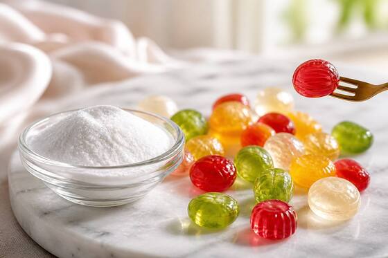 Fine Sorbitol Powder FCC Grade Bulking Agent for Toothpaste and Cosmetic Raw Material