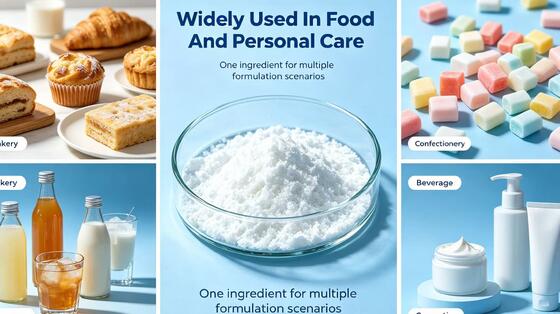 High Purity Fine Sorbitol Powder Food Grade Bulking Filler for Zero Sugar Gummy, Wholesale Available