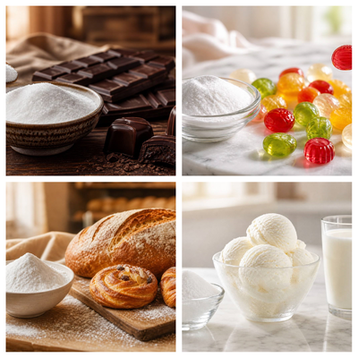 Factory Supply Maltitol Powder FCC Grade Crystalline Maltitol Sweetener Humectant For Food Cosmetic Confectionery Raw Materials