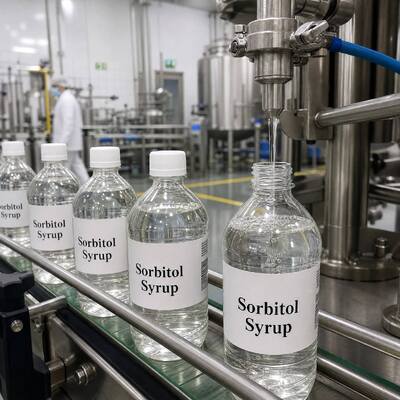 Factory Direct Supply 70% Sorbitol Solution Food & Cosmetic Grade E420 CAS 50‑70‑4 Sugar Substitute for Pastry Beverage Skincare Base Material IBC Tank