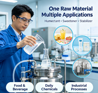70% Non‑Crystalline Sorbitol Solution | Sorbitol Liquid Sorbitol Syrup E420 CAS 50‑70‑4 USP BP EP FCC Bulk for Food Pharmaceutical Cosmetic Raw Material