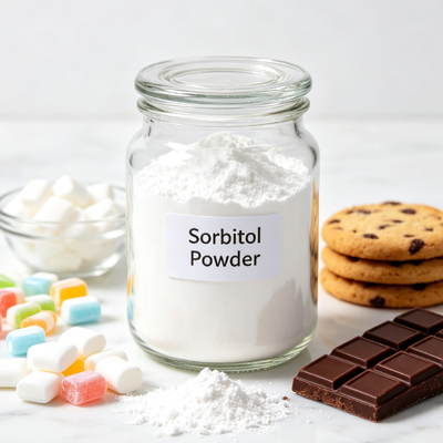 Low Moisture Sorbitol Powder, Available in Food Grade and Cosmetic Grade for Confectionery, Bakery and Skincare Formulations