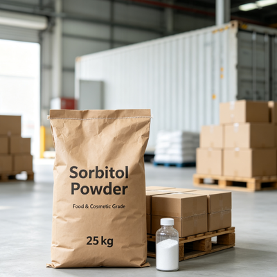 Low Moisture Sorbitol Powder, Available in Food Grade and Cosmetic Grade for Confectionery, Bakery and Skincare Formulations