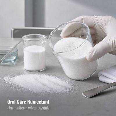 Food Grade Sorbitol Powder E420 Sugar Alcohol Sweetener for Candy Chewing Gum Bakery Toothpaste Wholesale
