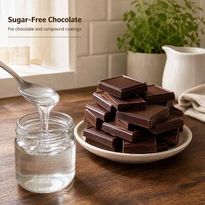 High Purity Liquid Maltitol Syrup, Non-Cariogenic Sugar-Free Sweetener with Reduced Calorie for Food, Beverage and Pharmaceutical Formulations