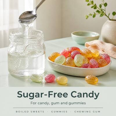 Liquid Sorbitol 70% Solution, Food Grade Sugar-Free Sweetener and Humectant Syrup for Beverage, Food and Bakery Applications, Bulk Wholesale Supplier