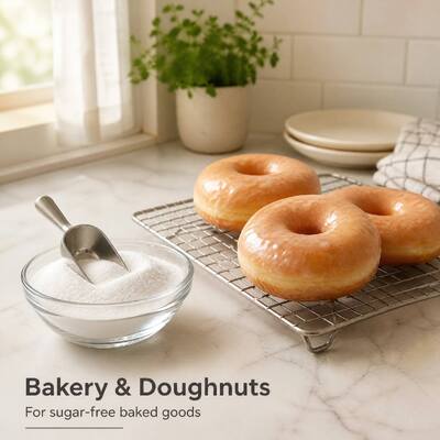 Maltitol Powder, Food Grade Sugar-Free Sweetener for Chocolate, Candy and Bakery Applications