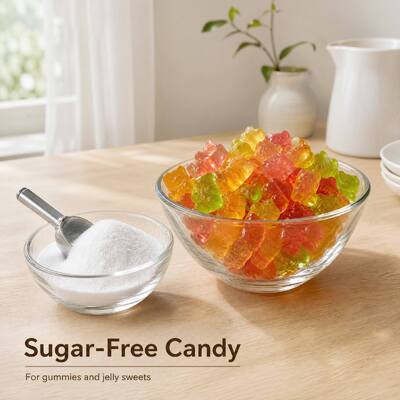 Sorbitol Powder BP USP EP Grade 20-60 Mesh, D-Glucitol CAS 50-70-4, Non-Caking Sweetener, Direct Compression, 25kg PP Bag