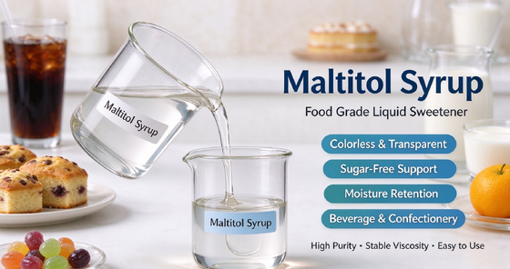 Maltitol Syrup for Sugar-Free Chocolate, Candy & Beverage Manufacturers, Bulk Liquid Sweetener Supplie