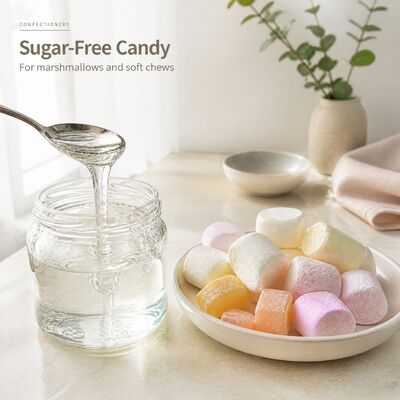 Sorbitol Solution 70% Food Grade, E420 CAS 50-70-4, Non-Crystallizing Sweetener for Candy, 250kg Drum