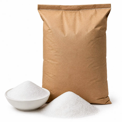 Maltitol Powder E965 for Sugar-Free Caramel, Nougat, Marshmallow and Fudge, 75-90% Sucrose Sweetness Sugar Replacement, Non-GMO Halal Kosher, 25kg Kraft Bag Bulk