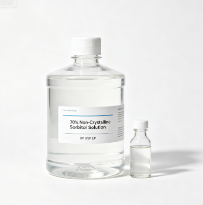 Sorbitol Solution 70% Cosmetic Grade, D-Glucitol CAS 50-70-4, Non-Crystallizing Humectant for Skincare, 250kg Drum