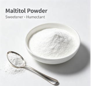 Maltitol Powder Food Grade GRAS, E965 CAS 585-88-6, Non-Cariogenic Sweetener for GRAS, 25kg PP Bag, Bulk Supply