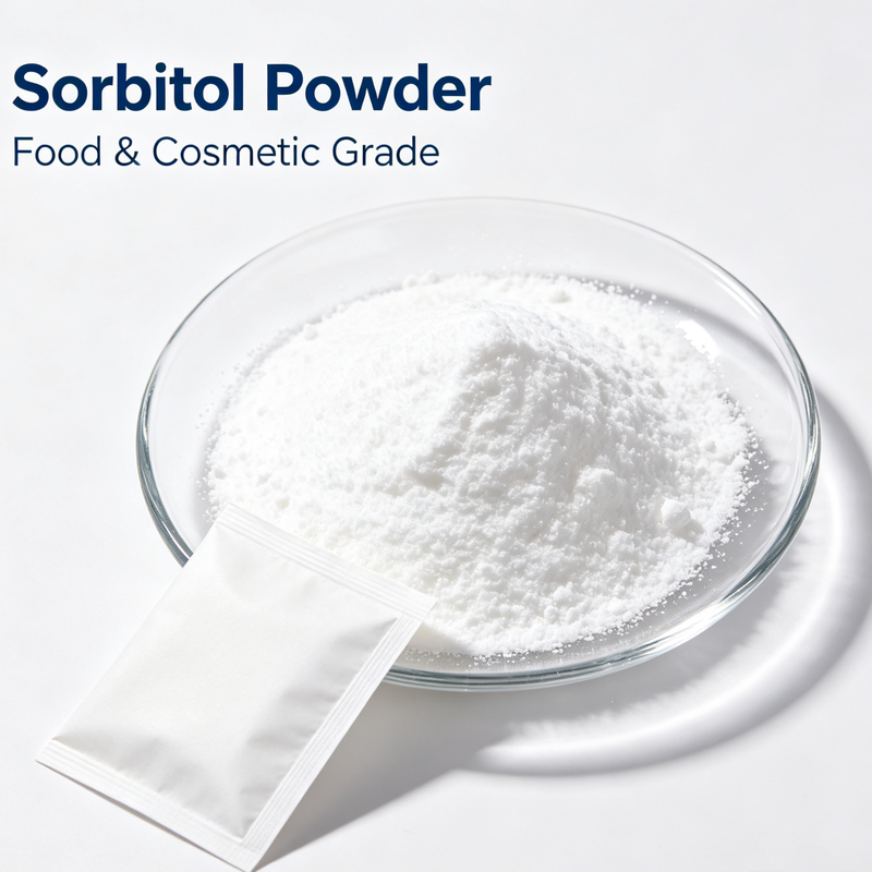 Free Flowing Sorbitol Powder Food and Cosmetic Grade Additive for Skincare Raw Material, Supplier and Exporter
