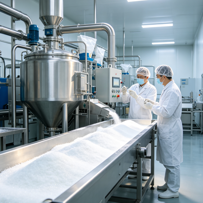 Food Grade Sorbitol Crystalline Powder Low Calorie Sugar Alcohol for Hard Candy Chewing Gum and Sugar Free Biscuit Making
