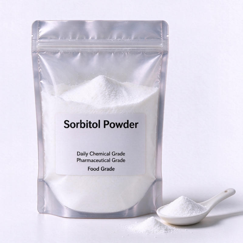 Sorbitol Powder BP USP EP Grade 20-60 Mesh, E420 CAS 50-70-4, Sweetener and Humectant for Tablet Excipient, 25kg PP Bag