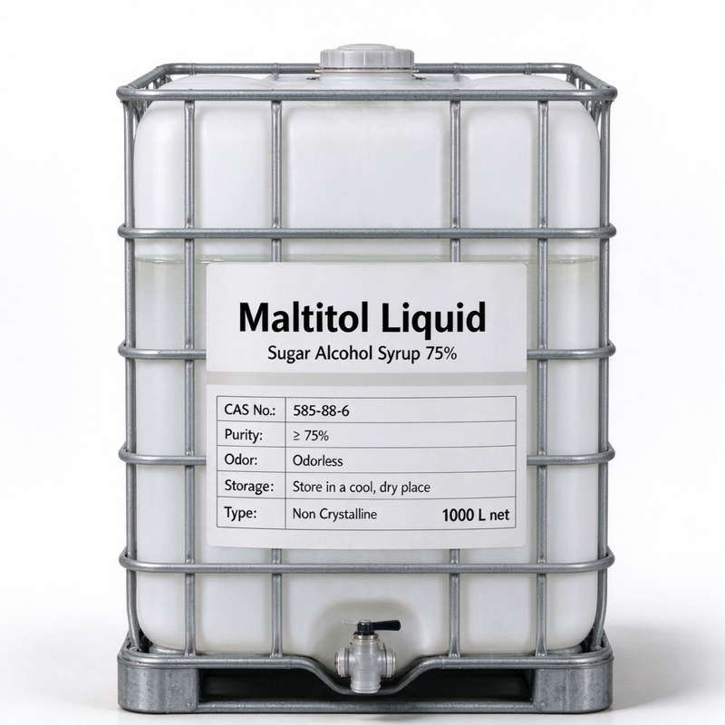 Maltitol Syrup for Sugar-Free Chocolate, Candy, Chewing Gum, Bakery & Beverage Applications - Bulk Wholesale Supply