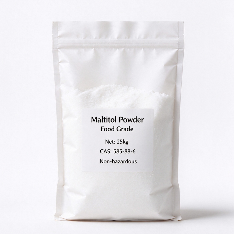 Maltitol Powder Food Grade 20-40 Mesh, E965 D-Maltitol, Tooth-Friendly Sweetener for Chewing Gum, 25kg PP Bag, Bulk Supply