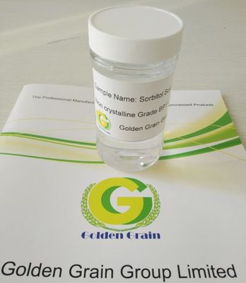غير بلورية، حلول السوربيتول 70٪ في الحلويات الغذائية، 250 كجم أو 270 كجم طبل،BP، USP، EP، FCC Standard